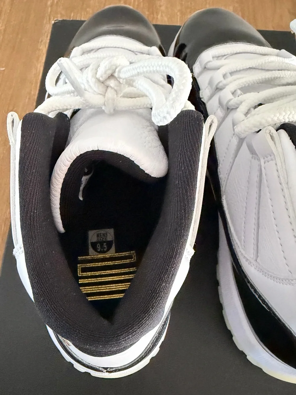 Jordan Kids White and Black High Top Sneakers